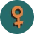 Logotipo do serviço Mulheres Positivas, incluso no plano pós-pago TIM Black Família