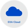 Logotipo do serviço EXA Cloud 500GB, incluso no plano pós-pago TIM Black
